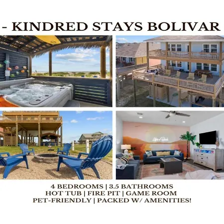 Beachfront Oasis! Hot Tub, Gameroom, Double Deck!!
